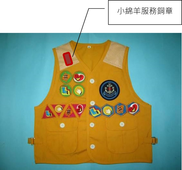 小綿羊服務銅章圖片