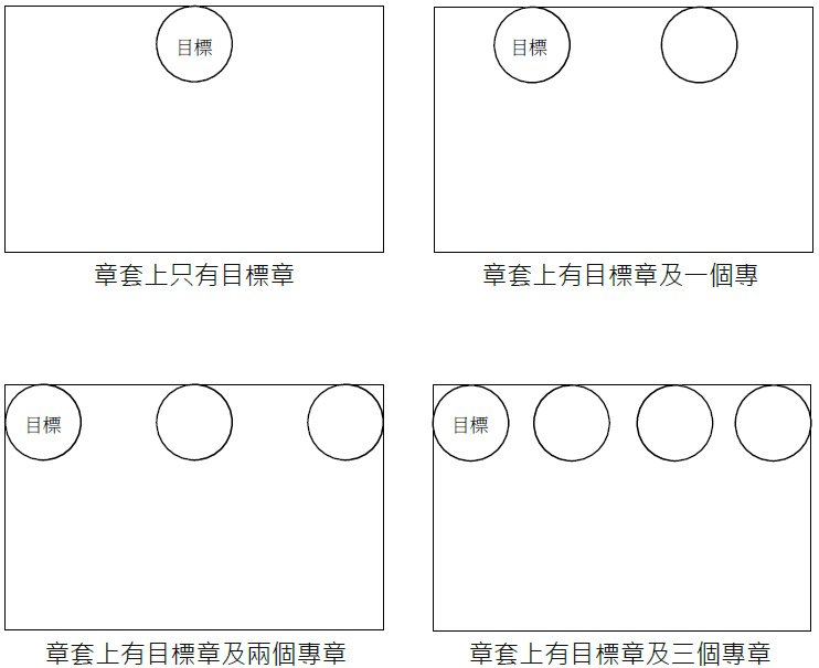 中級組獎章佩戴方法圖解圖片01